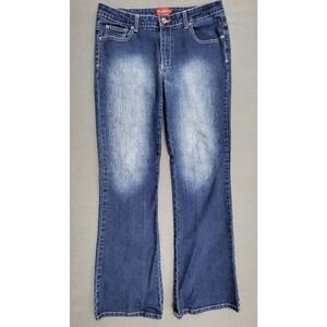 Southpole‎ Womens Bootcut Jeans Dark Wash Stretch Denim Size 11 Y2K Juniors